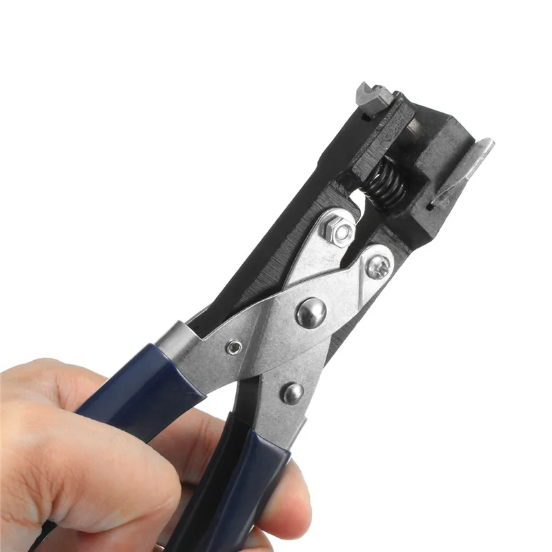 R3 3 мм Дырокол резак плоскогубцы высокое качество сталь+ синяя резина для ручки тяжелый ПВХ ID карты угловой круглый Дырокол угол Nip
