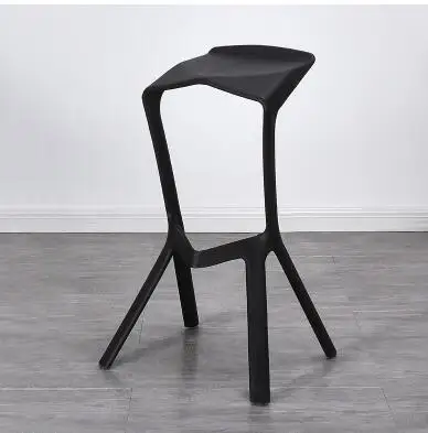 Simple modern bar chair Nordic casual plastic bar stool creative personality designer shark mouth high chair .0 Simple modern bar chair Nordic casual plastic bar stool creative personality designer shark mouth high chair .0