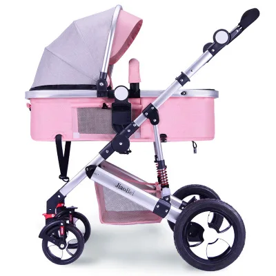 Детская коляска 3 в 1 с высоким пейзажем, детская коляска для новорожденного, детское автомобильное сиденье, детская коляска, дорожная система, автомобильное сиденье, коляска