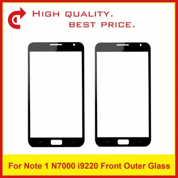 

High Quality For Samsung Galaxy Note 1 N7000 i9220 And Note 2 N7100 Touch Screen Panel Front Outer Glass Lens Black White
