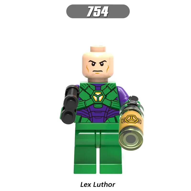 Одна распродажа Супер герои Звездные войны 754 Lex Luthor модель Мини Строительные