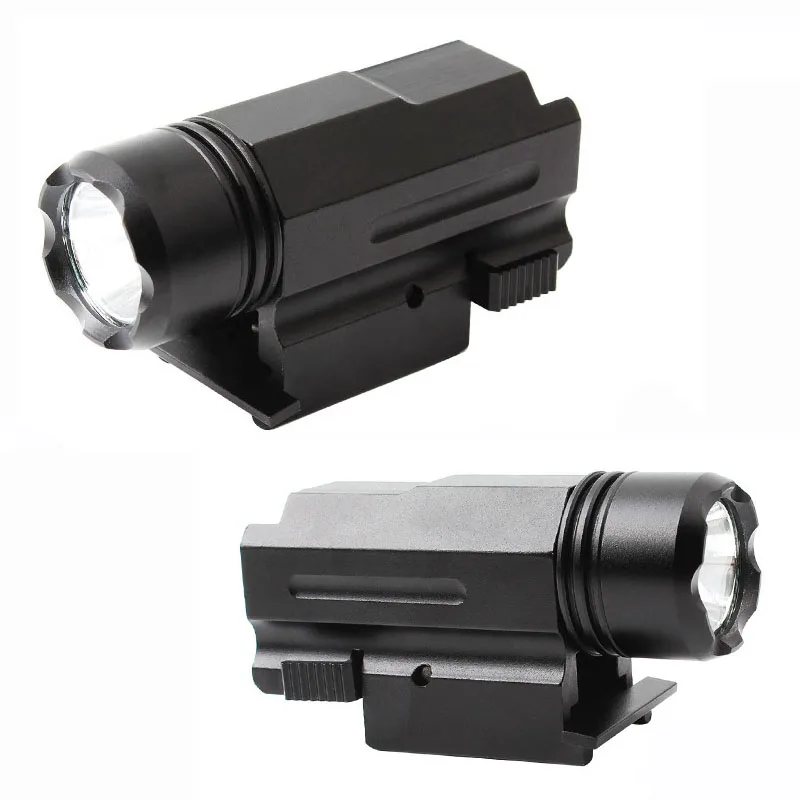 

Good Hunting Equipment Tactical Flashlight Airsoft Hunting Torch Outdoor Sports Army Shooting Camping Mini Flashlight 20mm Rail