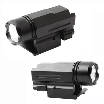 

Good Hunting Equipment Tactical Flashlight Airsoft Hunting Torch Outdoor Sports Army Shooting Camping Mini Flashlight 20mm Rail
