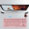 Motospeed-Teclado mecánico inalámbrico GK82 tipo-c, 2,4G, con cable, para jugar 87Key, interruptor rojo, retroiluminación LED recargable para PC y portátil ► Foto 3/6