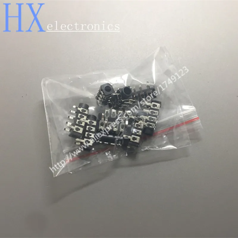 Free shipping 500PCS PJ 313B 3 5 headphone jack MP345 audio section 4