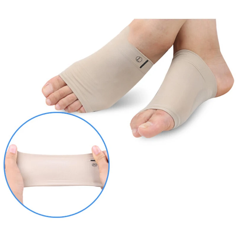 

1 Pair Flat Foot Arch Support Plantar Fasciitis Sleeve Cushion Heel Spurs Neuromas Feet Orthopedic Pad Orthotic Tool Pain Relief