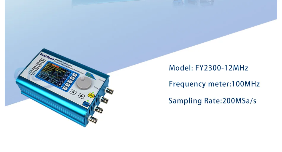 12 МГц произвольной формы двухканальный высокочастотный генератор сигналов 200MSa/s 100 МГц Частотомер