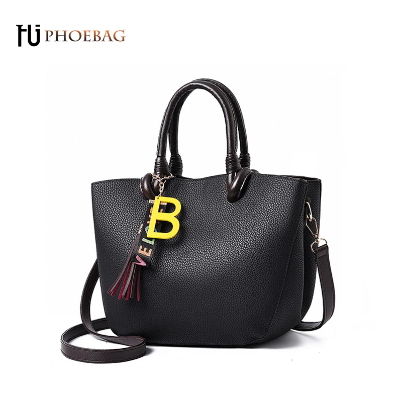 

HJPHOEBAG Women shoulder bag Famous brand handbag for girl Lady High quality solid zipper PU leather crossbody bag bolsa XB-K371