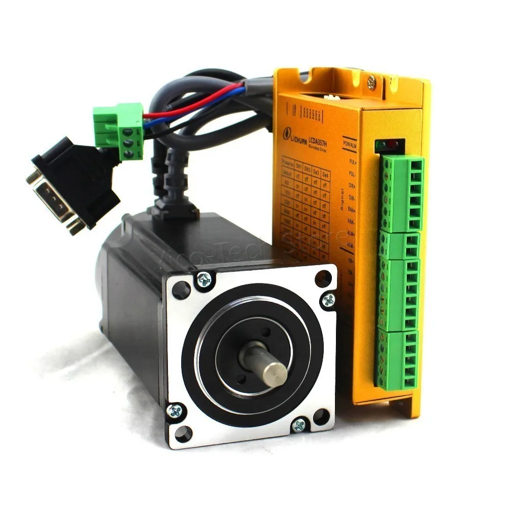 2нм cnc замкнутый цикл шаговый двигатель драйвер комплект Nema23 Гибридный шаг