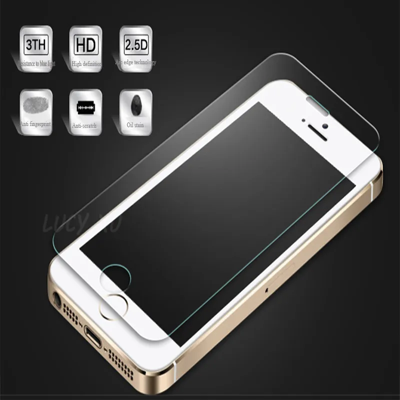 Защитное стекло для экрана iPhone 6 7 8 X SE S 5s 5 4s Plus XS XR|Защитные стёкла и плёнки| |