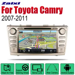 ZaiXi Android автомобильный DVD GPS Navi для Toyota Camry 2007 ~ 2011 плеер навигация WiFi Bluetooth mulitмедиа система аудио стерео эквалайзер