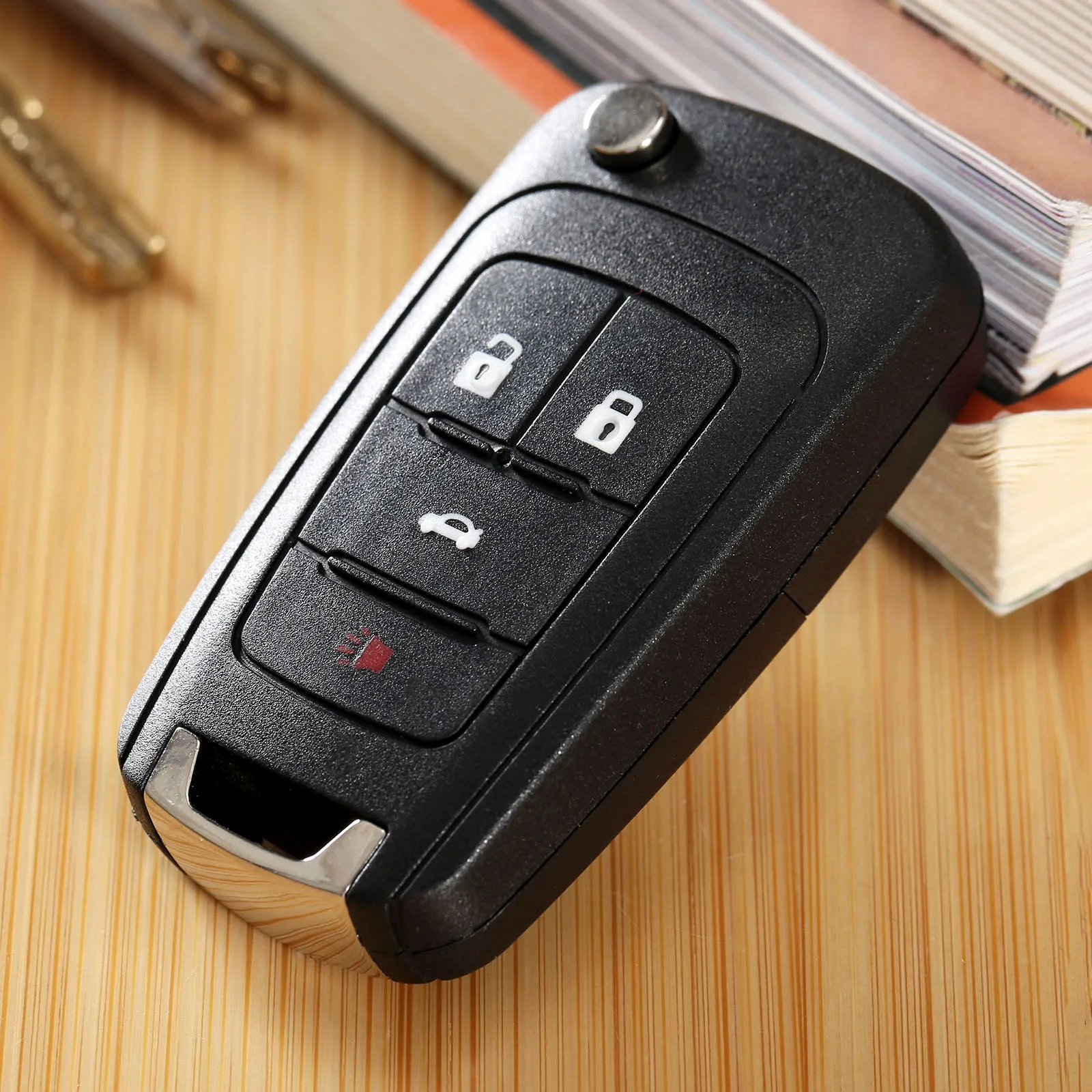 Car Replacement Folding Flip Remote Key Case Shell For Chevrolet Camaro ...