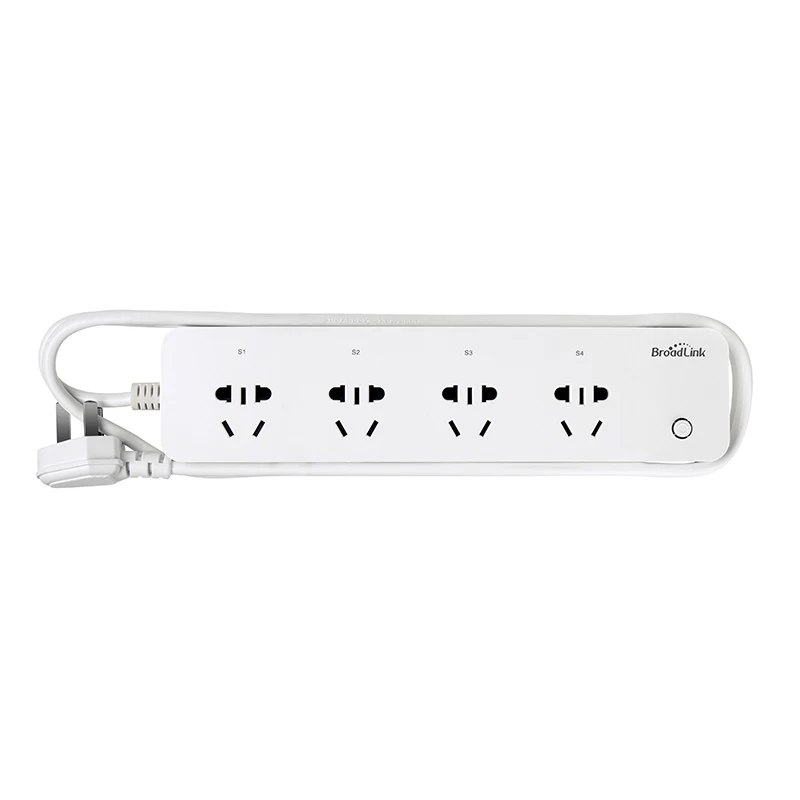 Original Broadlink MP1,Smart Power Plug and play WiFi Power strip remote control available 4-Outlet Power Socket for Smart Home Original Broadlink MP1,Smart Power Plug and play WiFi Power strip remote control available 4-Outlet Power Socket for Smart Home