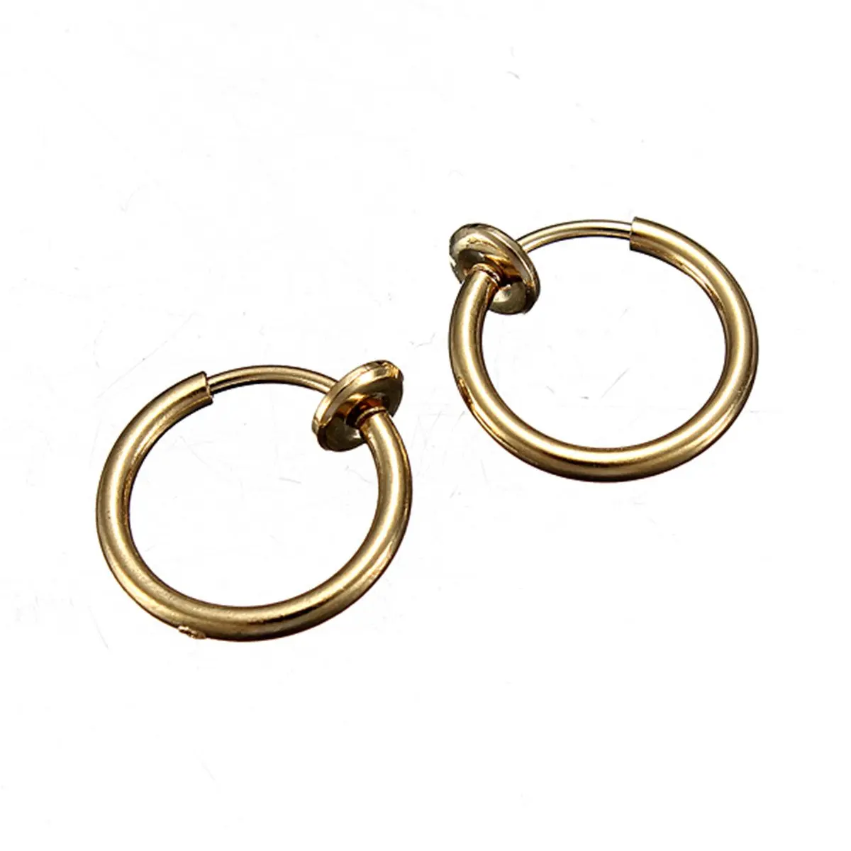 

8 PCS Set Fake Piercing Navel Ear Nose gold