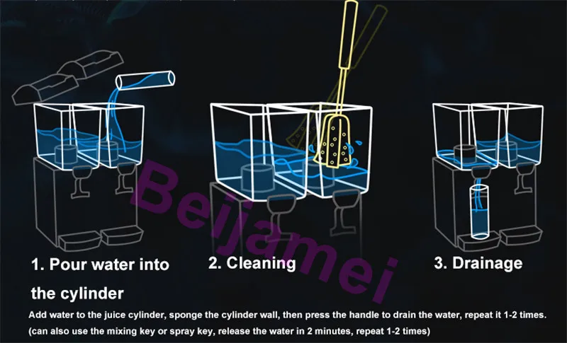 cold drinks machine cleaning