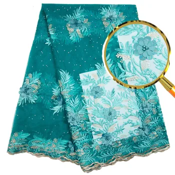 

Promotion! High quality rose red nigerian french lace african lace fabric for party dress.5yards/lot Free shipping A10