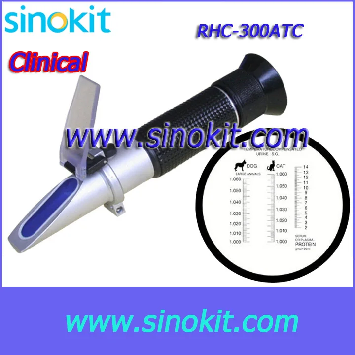 

Free Shipping Wholesales Clinical DOG and Cats Hand held Refractometer - RHC-300ATC