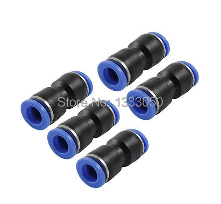 

Free Shipping 10mm to 10mm Air Pneumatic Connection Adapter 10mm Push In Quick Fittings X 5