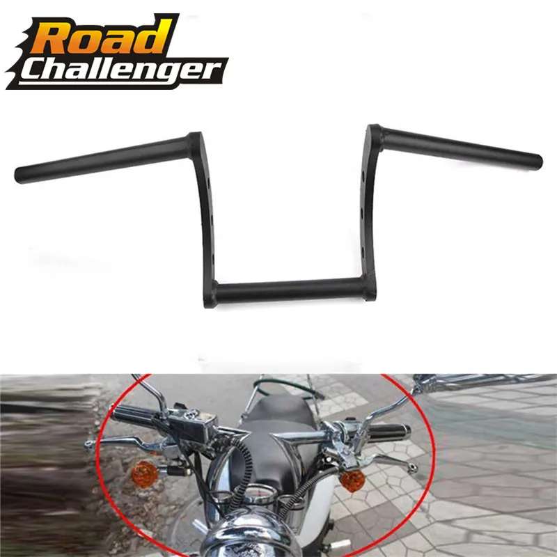 

Motorcycle Black Drag 1" Z Bar Motorbike Handlebar Custom 25mm or 7/8'' 22mm For Harley Sportster Chopper Bobber Softail Dyna