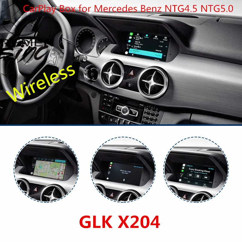 Free Shipping Aftermarket Wireless Carplay Smart Box for Mercedes Benz GL ML W166 GLAW156 GLC W253 GLE GLK NTG4.5 NTG5.0