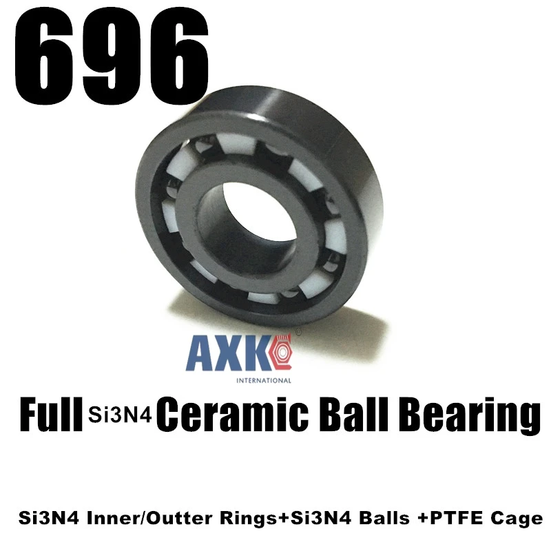 

694 SI3N4 Full ceramic bearing 619/4 4*11*4 mm Full si3n4 ceramic ball bearings fishing vessel bearing