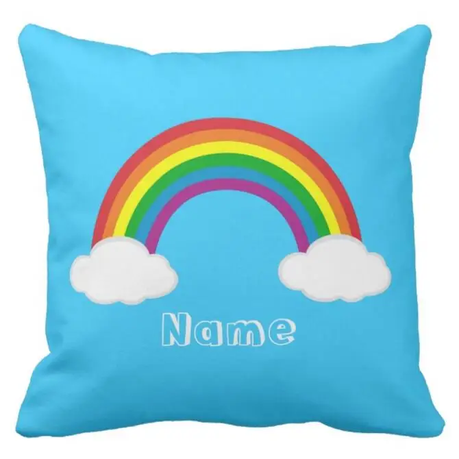 Personalised Unicorn Taie D/'oreiller Coussin Taie d/'oreiller Housse Personnalisée Cadeau Fille