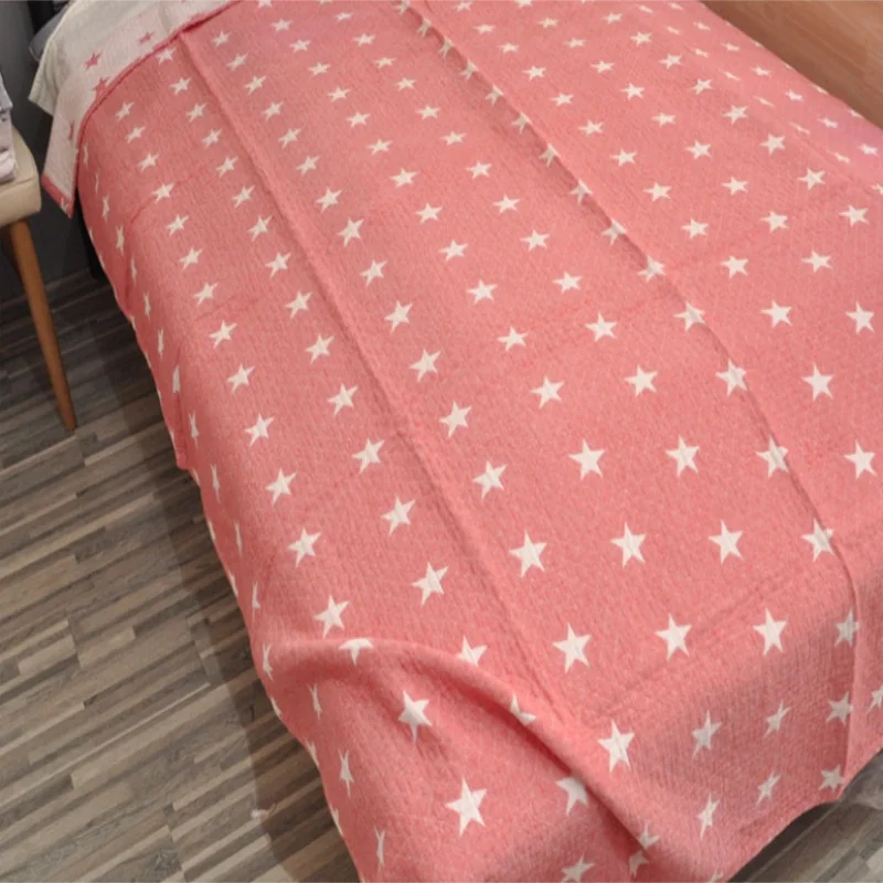 

100% Cotton Washing gauze Towelling Coverlet/Blanket/Throw (Maze Plaid) towel Blankets Bedding set Quilt Sheet Sofa