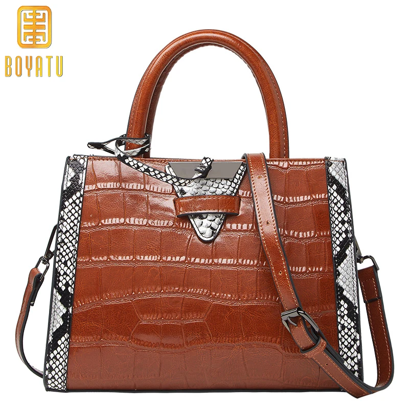 

Luxury Handbags Women Bags Designer,Genuine Leather Hobo Shoulder Bag Fashion Top-Handle Female Shopping Tote Sac Ladies Purse