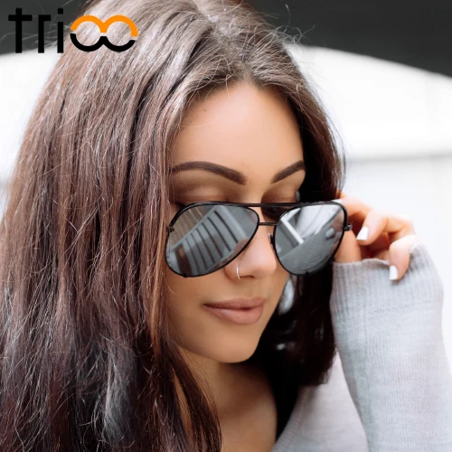 occhiali a specchio argento