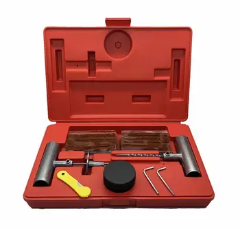

Universal Tire Repair Kit to Fix Punctures and Plug Flats 37-Piece Value Pack For Car Motorcycle Trucks ATV
