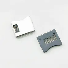 10Pcs TransFlash TF Micro SD Card Socket Plug Adapter Connector