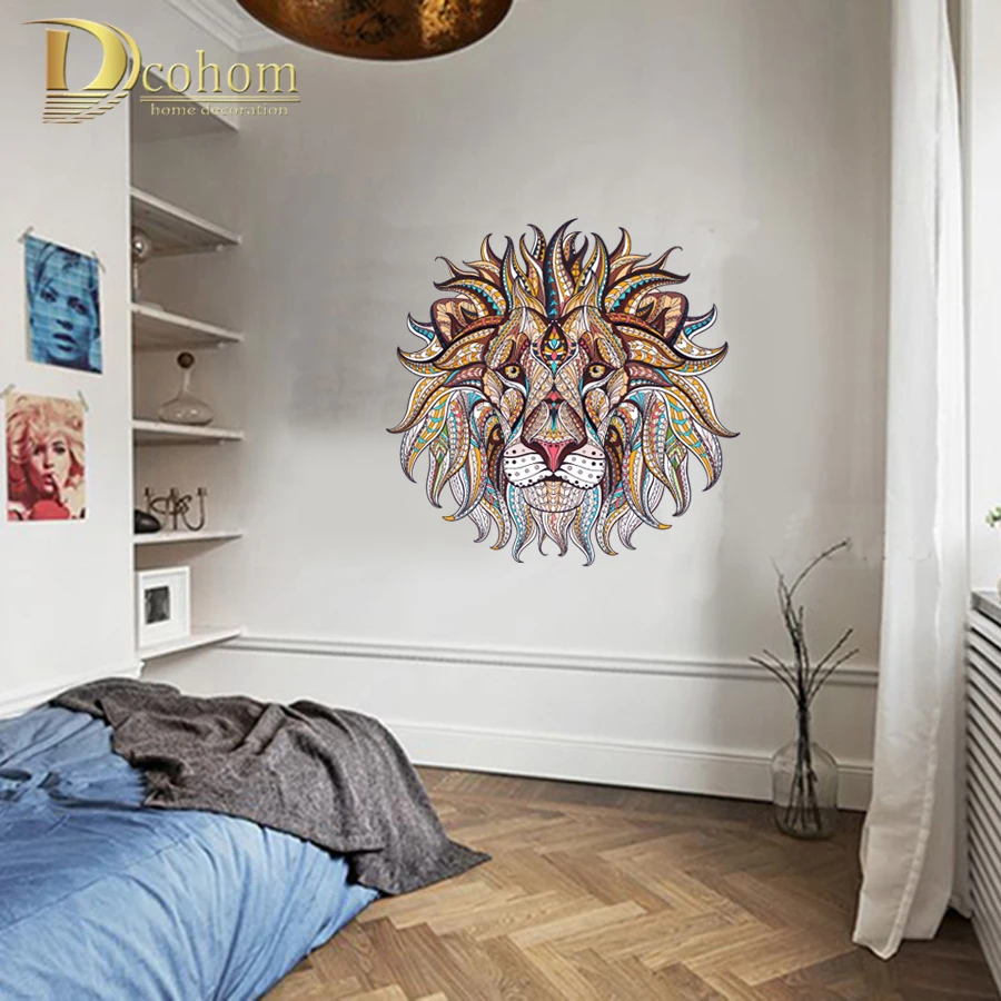 

Creative Owl Animal Kids Room Decoration Wall Sticker Living Room Vinyl Retro Poster Home Decor Cartoon Eagle Wallpaper