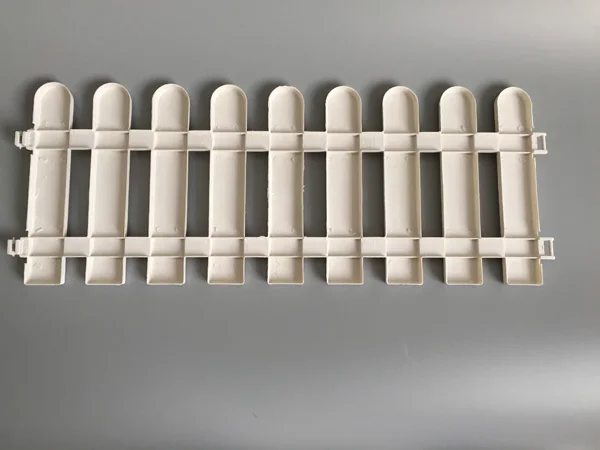 شحن مجاني 10 قطعة/الوحدة D50 * 19 سنتيمتر pvc سياج من البلاستيك الأبيض سياج شجرة عيد الميلاد سياج داخلي