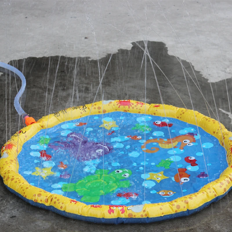 Most effective  100CM Giant Sprinkler Mat Lawn Toys For Children Baby Adult Beach/Sand Toy Outdoor Water Party Summ