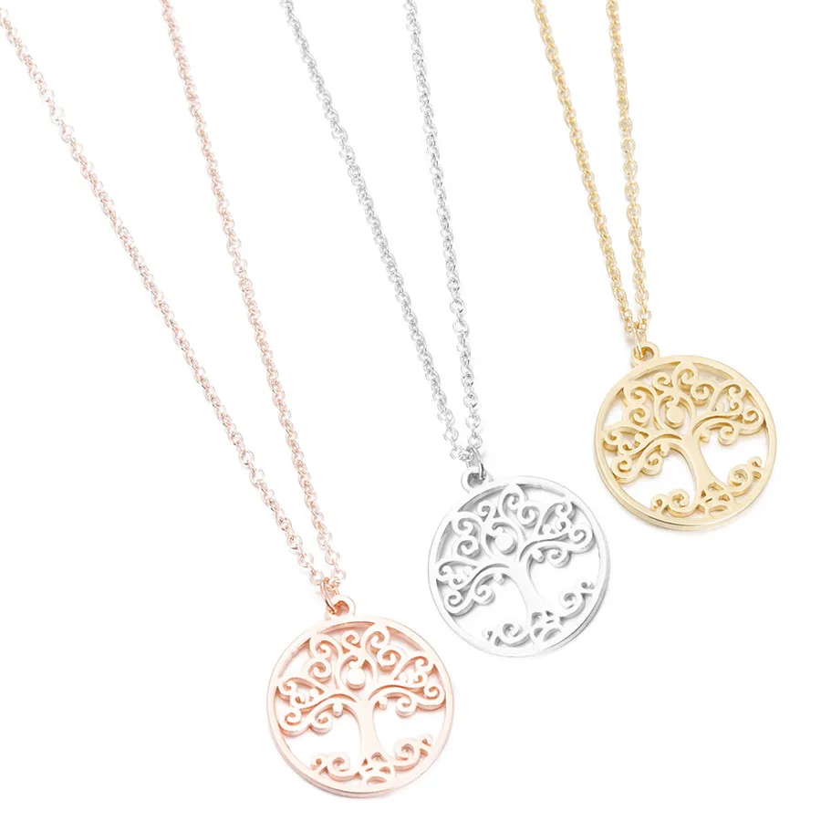 Flower Of Life Mandala Pendant Sacred Geometry  Stainless Steel Spiritual Necklace Women Ancient Egyptian Jewelry