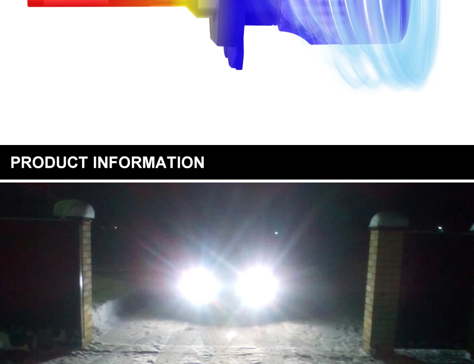 Foxcnsun Led H4 H7 Car headlight 24V 12V luces led para Auto 6500K 10000LM 9007 9004 H1 H11 HB4 HB3 9005 9006 H3 Ampoule truck   (23)
