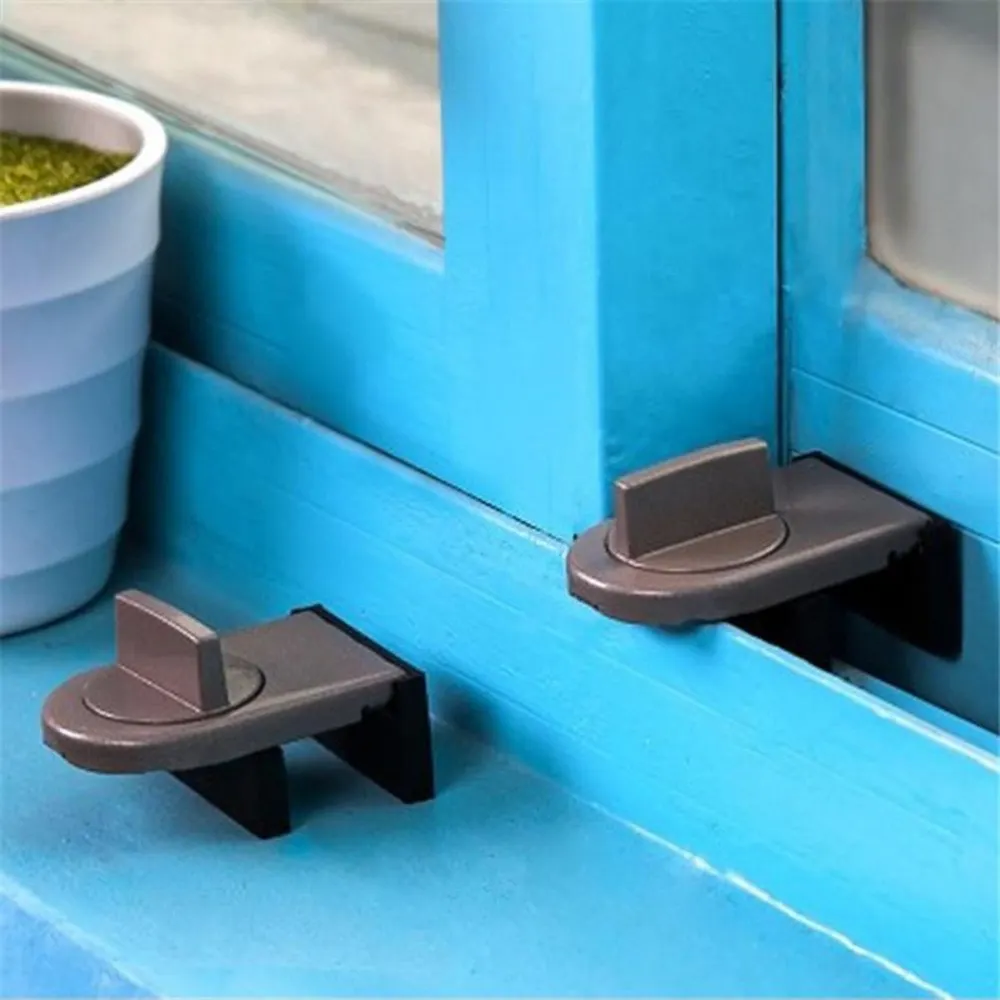 Anti-theft lock Window Sliding Door Baby Safety Lock sliding Sash Stopper Cabinet Locks Straps Doors security