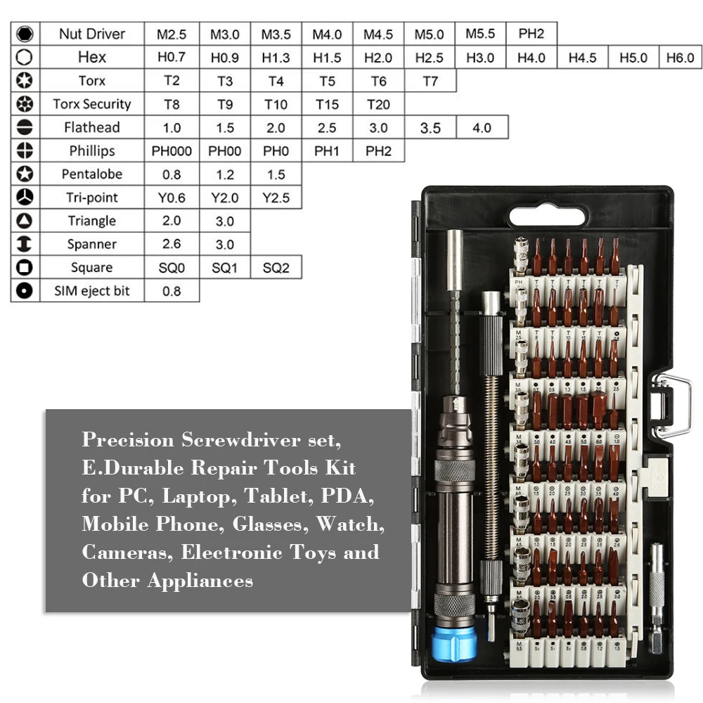 Небольшой Набор прецизионных отверток из сплава, набор инструментов для ремонта ноутбуков, смартфонов, iPhone, ювелирных изделий и других электронных устройств