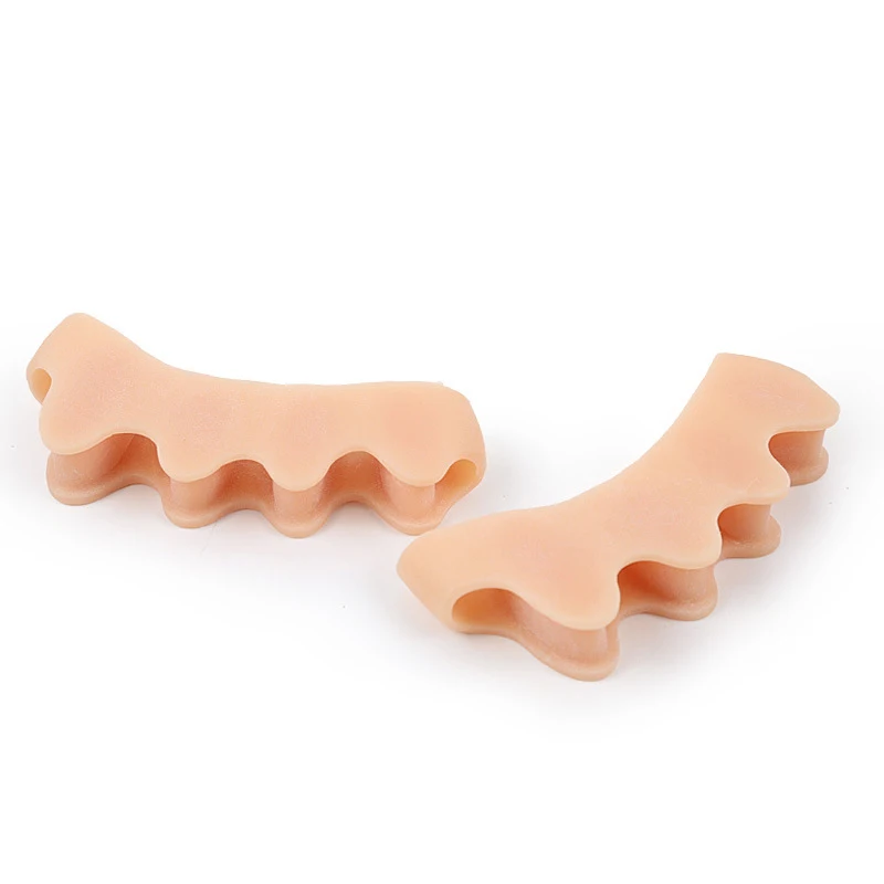 1 Pair/2 Pcs Silicone Hallux Valgus Corrector Toe Separators Bunion Correctors Foot Finger Splitter Thumb Spacer Feet Spreader