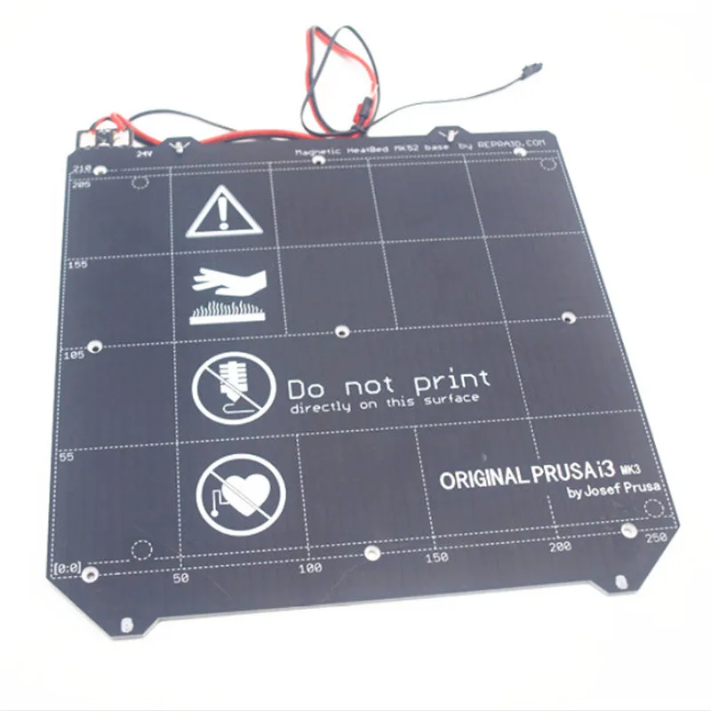 Funssor Prusa i3 MK3 Подогреваемая сборная плита набор кровать MK52 с магнитом | Компьютеры