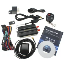 Heißer Auto Fahrzeug GPS SMS GSM GPRS Tracker Tracking System Device Locator Fernbedienung Alarm für Motorrad Roller Mit Box