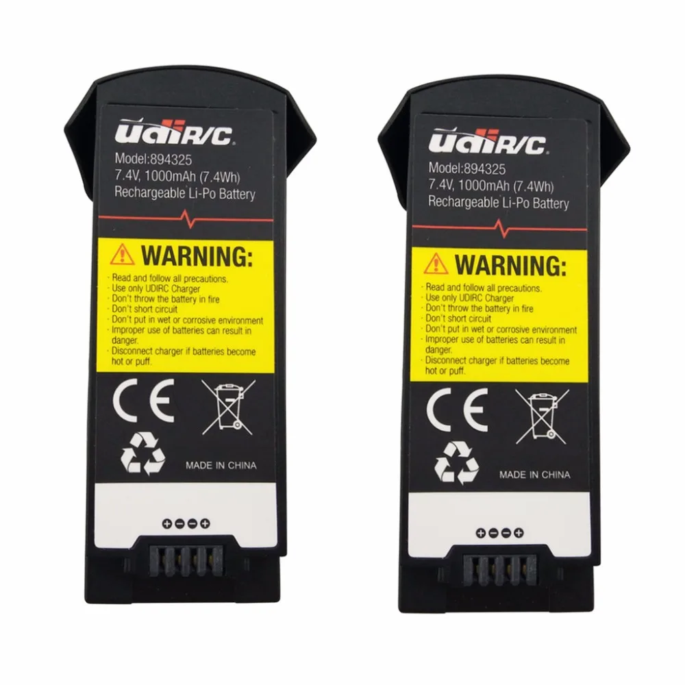 

2PCS 7.4V 1000mah Lithium Battery for UDI U818A PLUS U49W / U49C AA818 Quadcopter Backup Accessories Battery