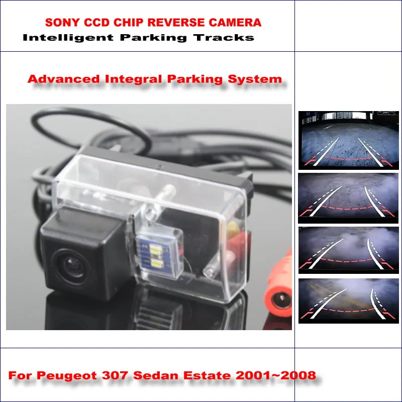 

For Peugeot 307 Sedan Estate 2001-2008 Car Rear View Camera Intelligentized Parking HD Dynamic Guidance CAM