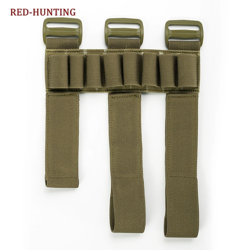 

Tactical Hunting 8 Rounds Ammo Gauge Gun Bullet Shell Holder Carrier Forearm Sleeve Mag Magazine Pouch Holster