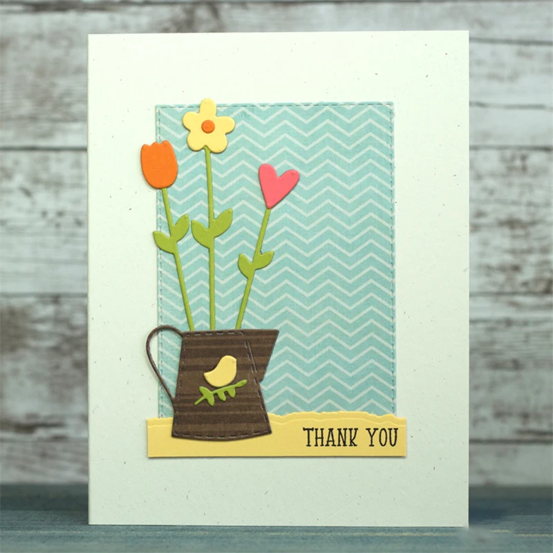 

InLoveArts Watering Can Die Vase Style Metal Cutting Dies Stencils for DIY Scrapbook Paper Card Decorative Craft Embossing New
