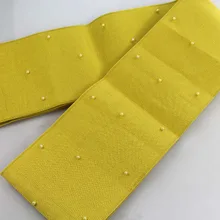 Африканская повязка, головной убор, в африканском стиле ASO OKE повязка на голову с бисером однотонные балетки, свободная обувь цвет asooke B01