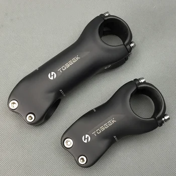 

TOSEEK light matt UD full carbon fibre bicycle stem bike parts 6/17 angle 60/70/80mm/90mm/100mm/110mm/120/130MM