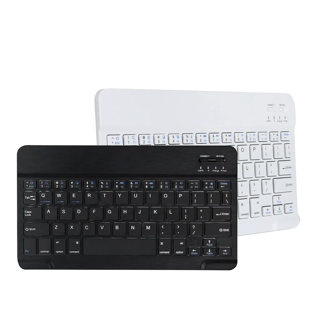 Aluminum Ultra Slim Wireless Bluetooth Keyboard For Apple iPad Mac PC