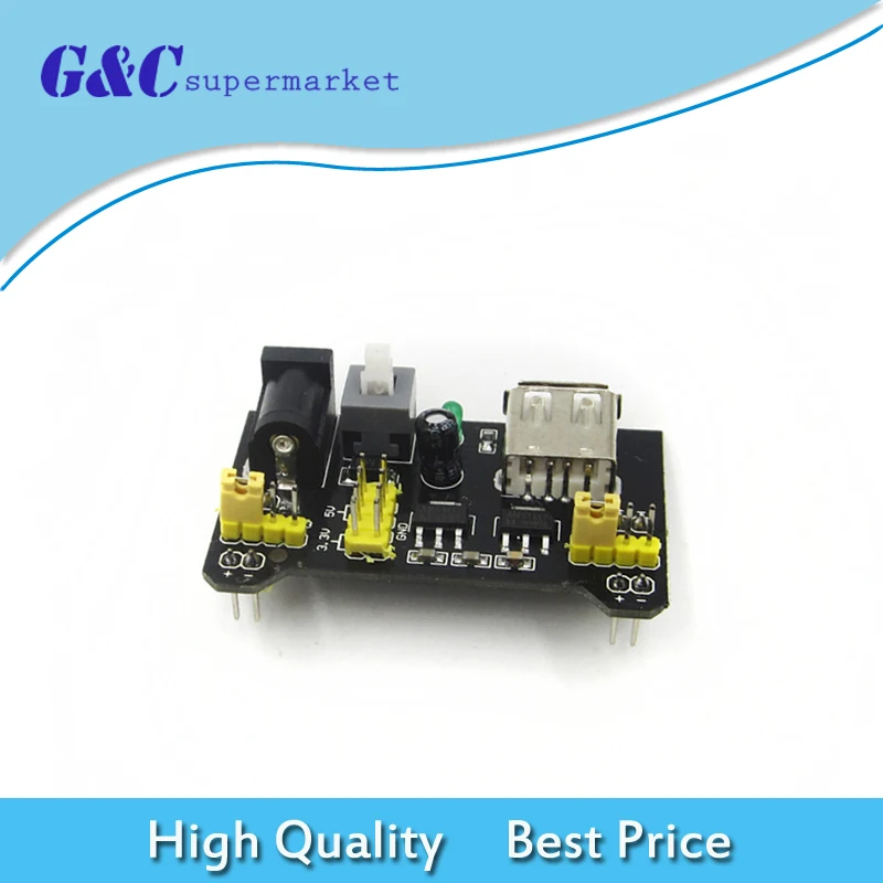 

MB102 Breadboard Power Supply Module 3.3V 5V Solderless Bread Board DIY New dedicated power module