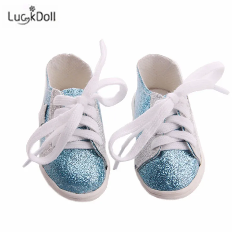 LUCKDOLL вафельная пятиугольная обувная игрушка ShoesFit 18 дюймов американская 43 см детская кукла одежда аксессуары, игрушки для девочек, поколение, день рождения Gif